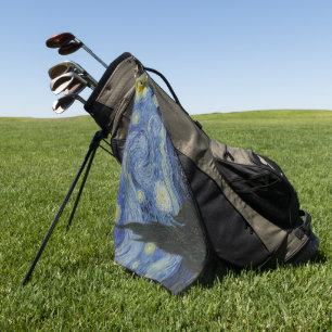 Bekende Sterrennacht & Van Gogh / kunst Golfhanddoek