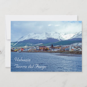 Bekende Ushuaia - Tierra del Fuego, Argentinië Kaart