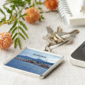 Bekende Ushuaia - Tierra del Fuego, Argentinië Sleutelhanger (Zijkant)