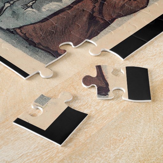 Bekende Victoriaans Magicus,  Magisch Show Legpuzzel (Zijkant)