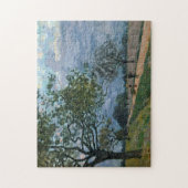 Bekende visuele kunsten Alfred Sisley de weg van V Legpuzzel (Verticaal)