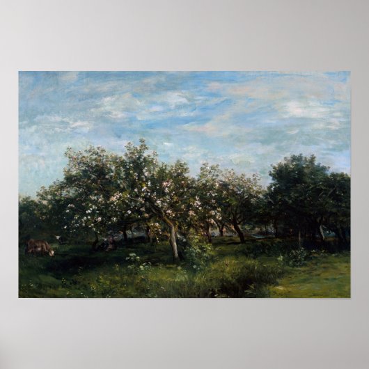 Bekende visuele kunsten Charles Francois Daubigny Poster (Voorkant)