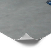 Bekende vliegdame Car Hood Ornament Poster (Hoek)