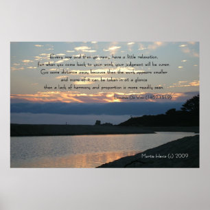 Bekende woorden: Relaxatie - Carmel Sunset - Poste Poster