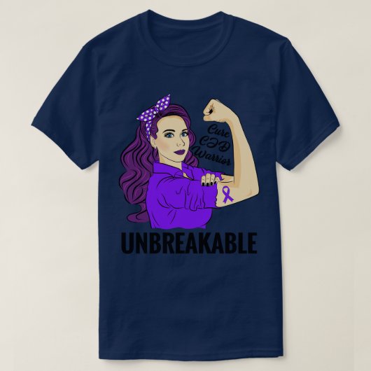 bekendheid met ziekte van creutzfeldt-jakob genezi t-shirt (Design voorkant)