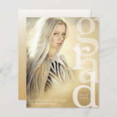 Bekendmaking afstudeerder Overlay Budget Gold Afst (Voorkant / Achterkant)