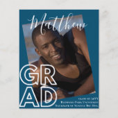 Bekendmaking Afstuderen BUDGET PHOTO Moderne klass (Voorkant)