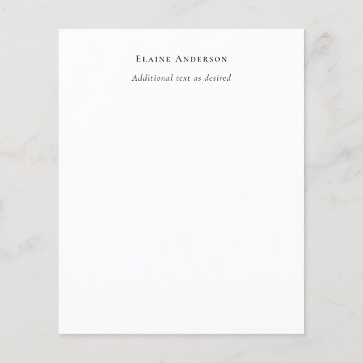 Bekendmaking Afstuderen BUDGET PHOTO Moderne klass (Achterkant)