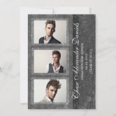 Bekendmaking Afstuderen Grunge Black 2013 Aankondiging (Voorkant)