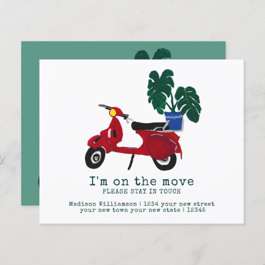 Bekendmaking begrotingscreditering | Nieuw adres (Voorkant / Achterkant)