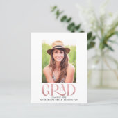 Bekendmaking begrotingsproze Folie Graduation Part (Staand voorkant)