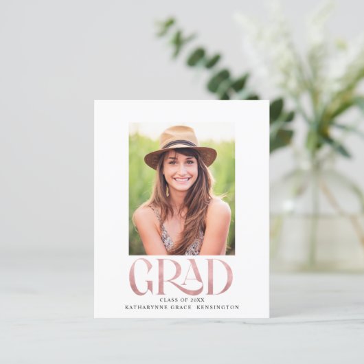 Bekendmaking begrotingsproze Folie Graduation Part (Staand voorkant)