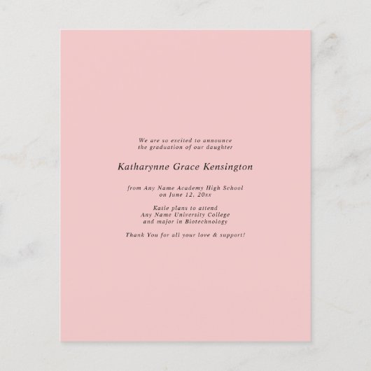 Bekendmaking begrotingsproze Folie Graduation Part (Achterkant)