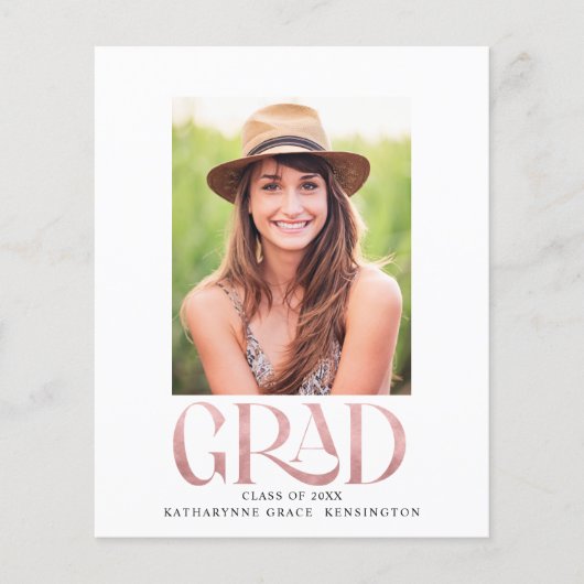 Bekendmaking begrotingsproze Folie Graduation Part (Voorkant)