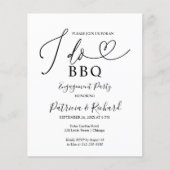 Bekendmaking budget I DO BBQ Engagement Party (Voorkant)