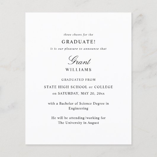 Bekendmaking budget Mod-foto Verticaal Afstuderen (Achterkant)