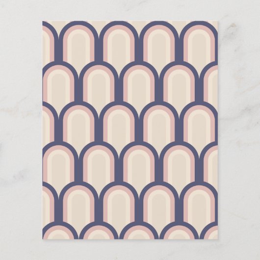 Bekendmaking budget Retro Blush Photo Afstuderen (Achterkant)