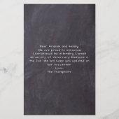 Bekendmaking budget Rustic Photo Afstuderen (Achterkant)