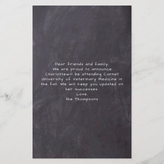 Bekendmaking budget Rustic Photo Afstuderen (Achterkant)