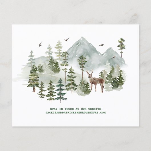 Bekendmaking budget Rustic Photo Verloving (Achterkant)