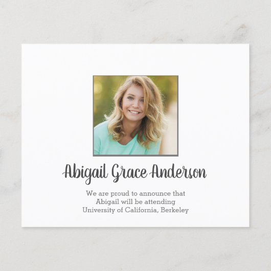 Bekendmaking BUDGET Senior Photo Afstudeerder Kaar (Achterkant)