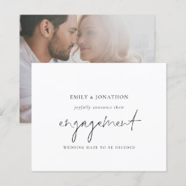 Bekendmaking budgetminimalistisch fotoVerloving