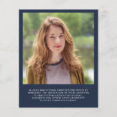 Bekendmaking budgetscript foto blauw Afstuderen (Achterkant)