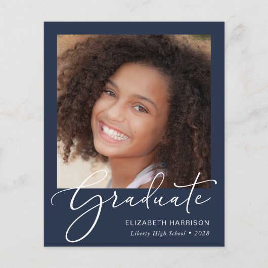 Bekendmaking budgetscript foto blauw Afstuderen (Voorkant)