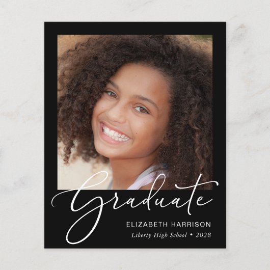 Bekendmaking budgetscript foto zwart Afstuderen (Voorkant)