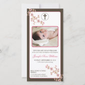 Bekendmaking Cherry Blossom Baptism (roze) (Voorkant)