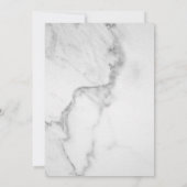 Bekendmaking Faux Gold en Marble Afstuderen Aankondiging (Achterkant)