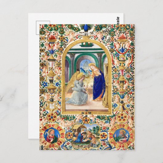 Bekendmaking kerst briefkaart (Voorkant / Achterkant)