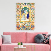 Bekendmaking kerst canvas afdruk (Insitu (Woonkamer))