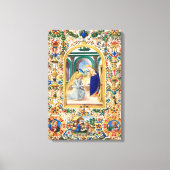 Bekendmaking kerst canvas afdruk (Voorkant)