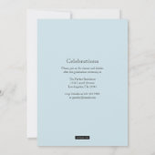 Bekendmaking klassieke foto Afstuderen Kaart (Achterkant)