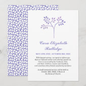 Bekendmaking kleine boomlavender en witherdenking aankondiging (Voorkant / Achterkant)