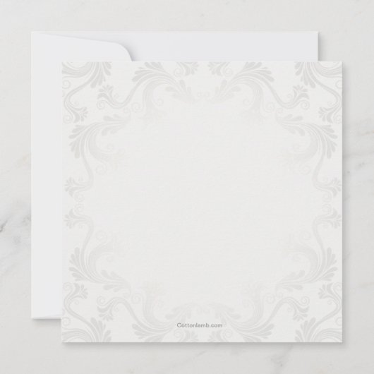 Bekendmaking liefdesfoto's aankondiging (Achterkant)