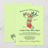 Bekendmaking met kerstbegrafenisondernemer kaart (Voorkant / Achterkant)