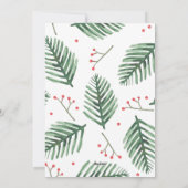 Bekendmaking met kerstfoto's Verloving Feestdagenkaart (Achterkant)