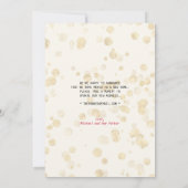 Bekendmaking met rode en groene kerstbeweging kaart (Achterkant)