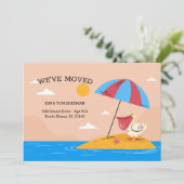 Bekendmaking Pelican Beach Moving Aankondiging (Staand voorkant)