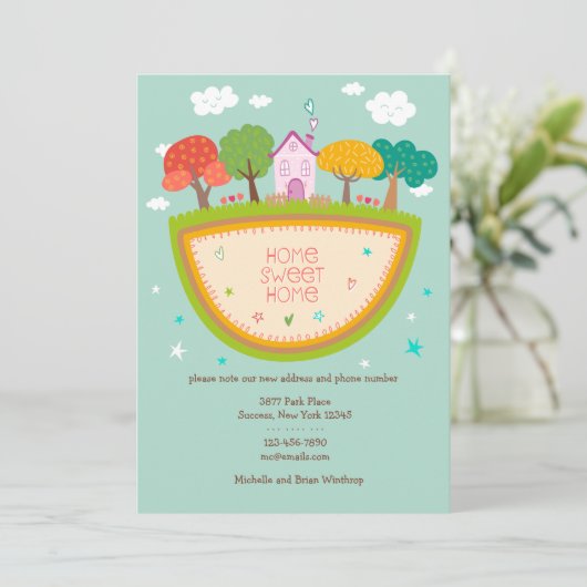 Bekendmaking thuisbeweging Cottage Aankondiging (Staand voorkant)