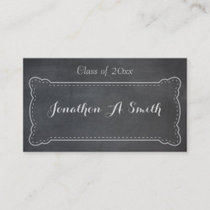 Bekendmaking van Blackboard Afstuderen Contactkaartje