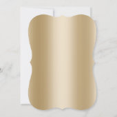 Bekendmaking van Chic Gold Confetti Stippen Afstud Kaart (Achterkant)