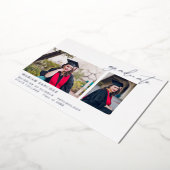 Bekendmaking van Chic Multi 2 Photo Afstuderen Fol Folie Uitnodiging (Gedraaid)