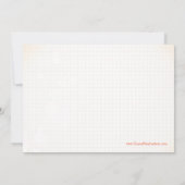 Bekendmaking van de afgestudeerden van de grafisch kaart (Achterkant)