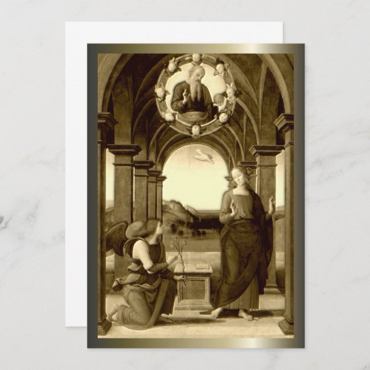 Bekendmaking van de "Blessed Virgin Mary" (Voorkant / Achterkant)