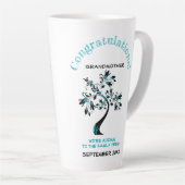 Bekendmaking van de boomstructuur van de grootmoed latte mok (Rechterhoek)