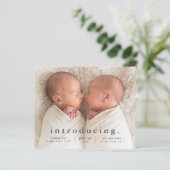 Bekendmaking van de budgettaire minimale tweelingf (Staand voorkant)