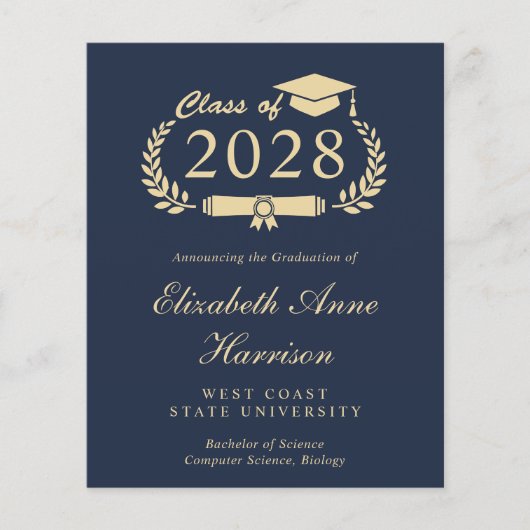 Bekendmaking van de cursus Blue College van het bu (Voorkant)